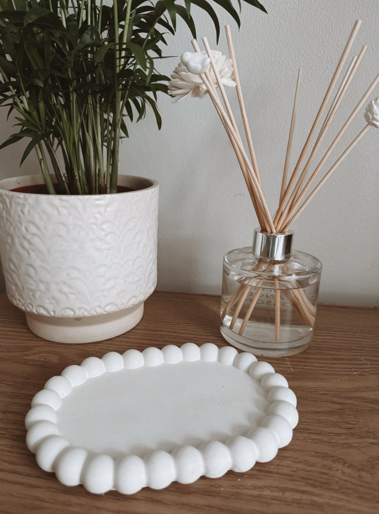 bubble oval tray, choose different colour effects, Handmade | jesmonite | home decor and gifts