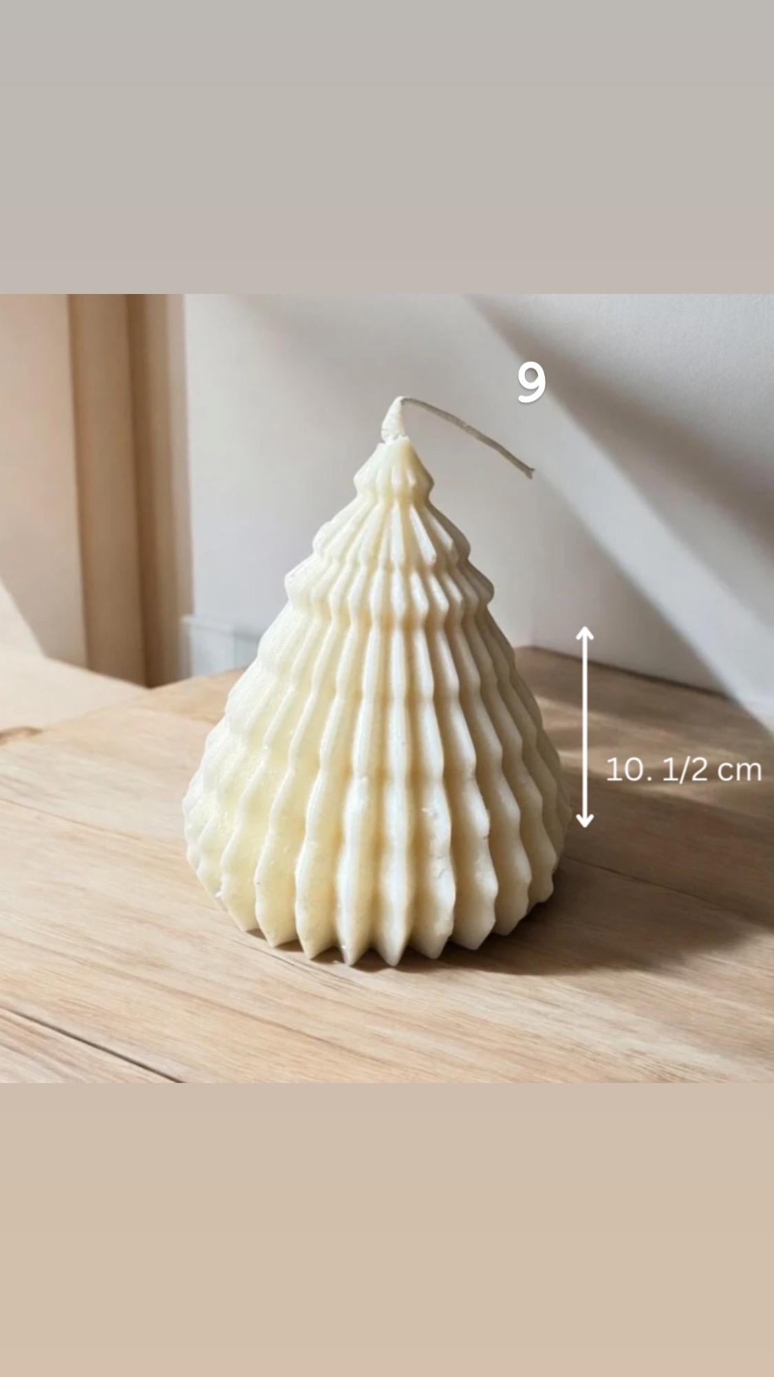 Christmas bundle set |  Tree Candles Handmade Candles | gingerbread candle |Decor Trees Ornaments Soy Wax Candles