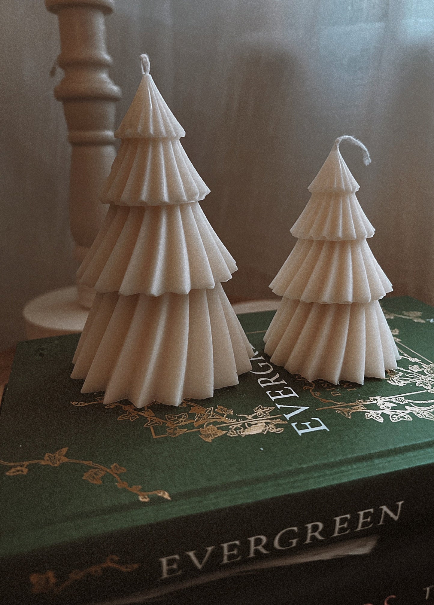 Christmas Tree, Unscented, Vegan Soy Wax Sculptural Candle, Perfect Gift and Home Décor for Christmas Parties and Events
