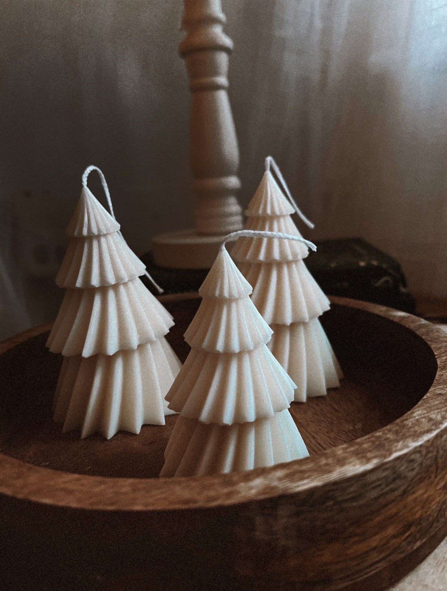 Christmas Tree, Unscented, Vegan Soy Wax Sculptural Candle, Perfect Gift and Home Décor for Christmas Parties and Events
