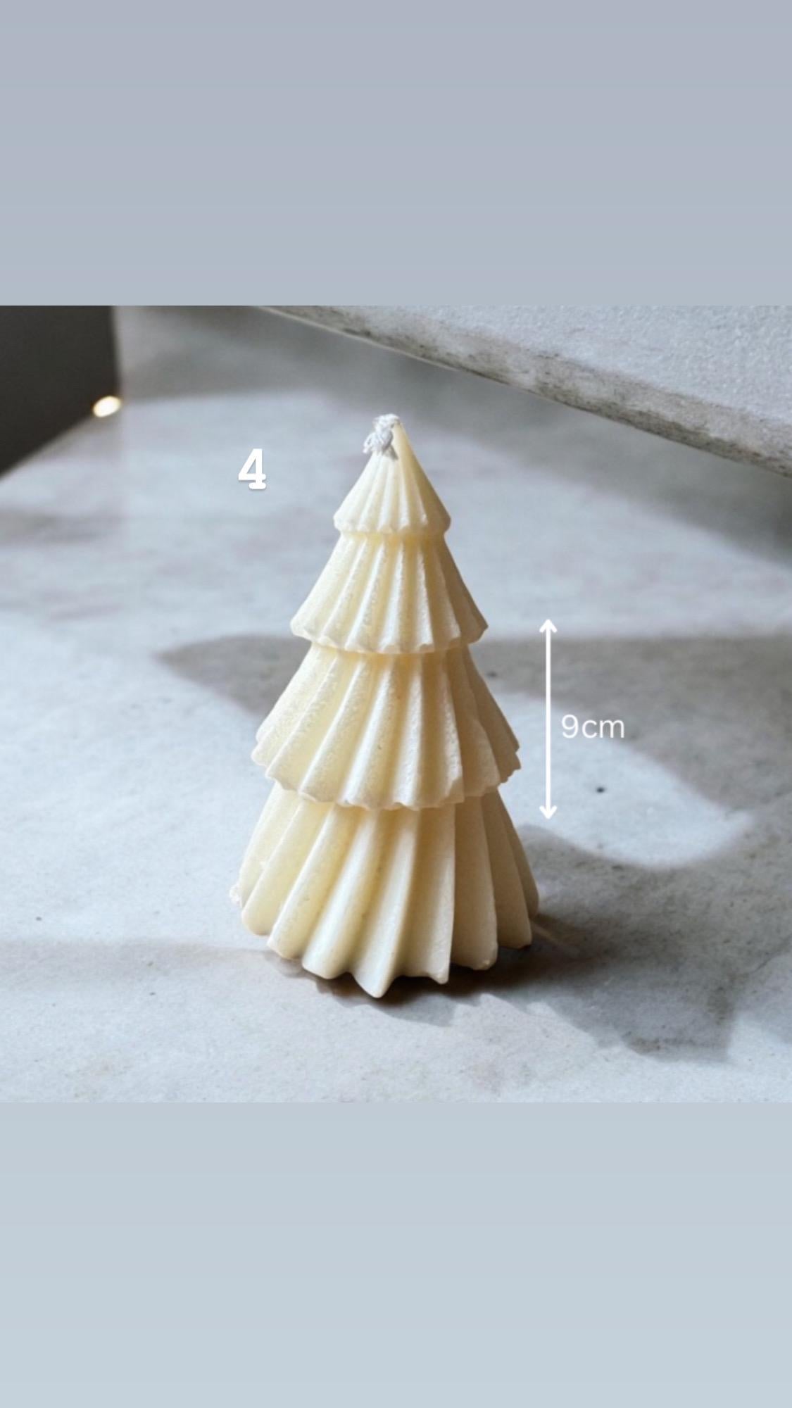 Christmas bundle set |  Tree Candles Handmade Candles | gingerbread candle |Decor Trees Ornaments Soy Wax Candles